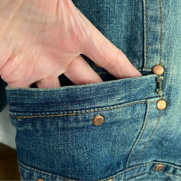 PARIS BLUES Denim Stone Wash Cropped Jacket Riveted Zippered Size 1X NWT - Picture 11 of 15